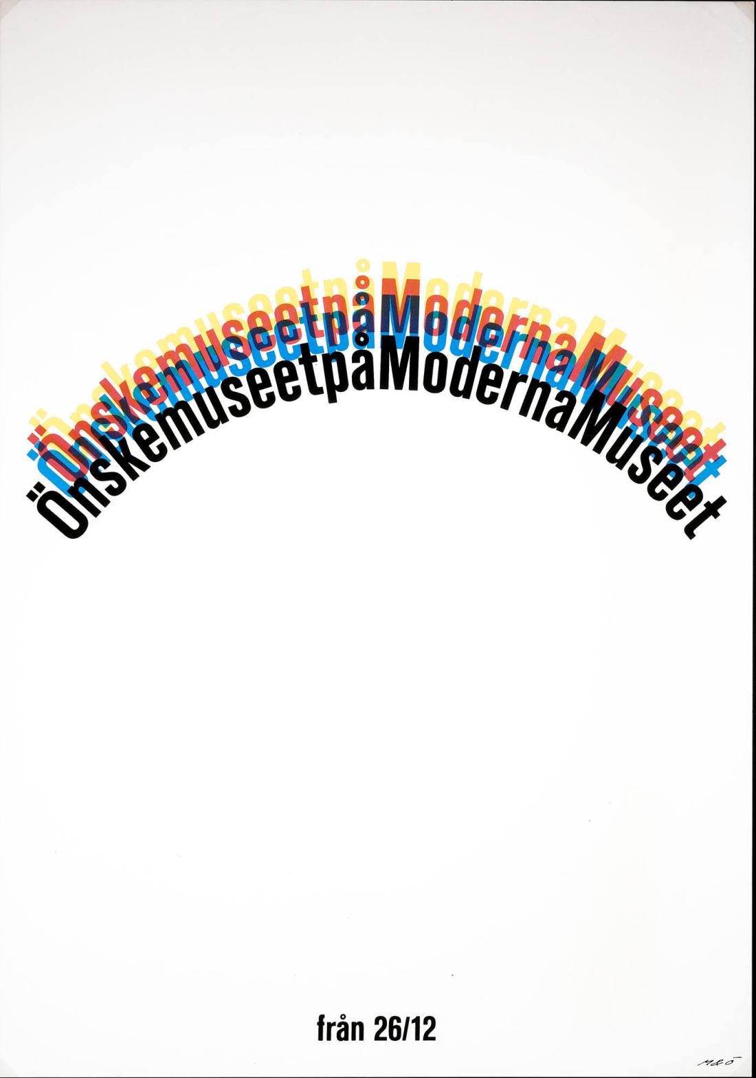 Önskemuseet på Moderna Museet från 26/12