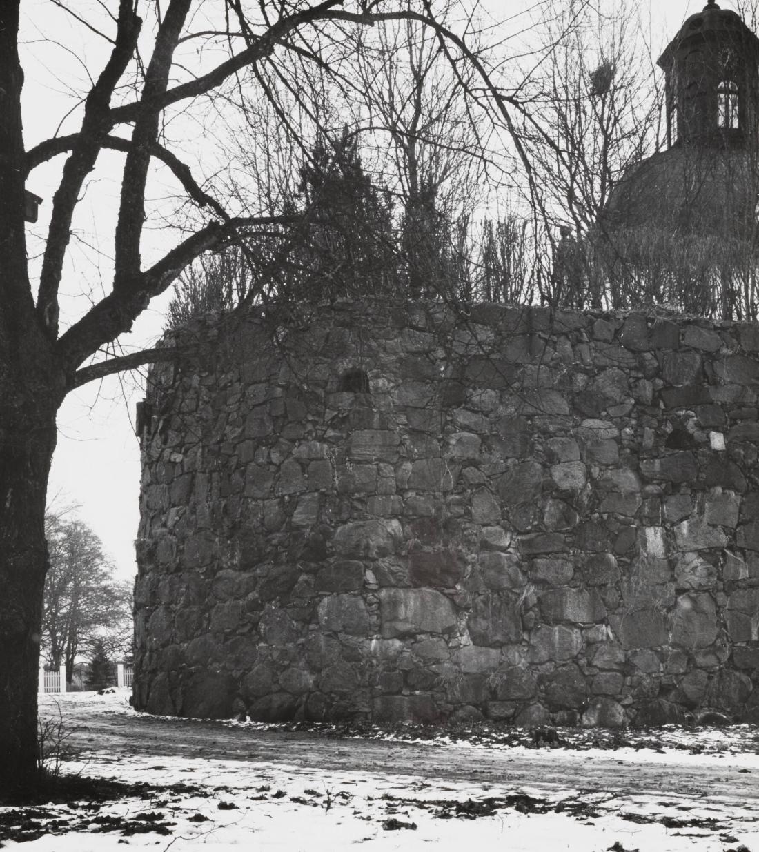 Örbyhus slott. Vatten hvilken omgav kärntornet