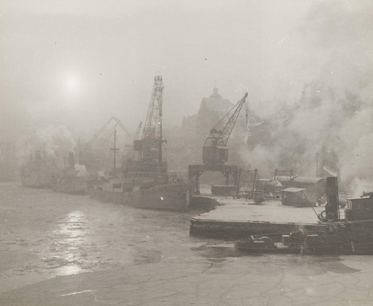 Vintermorgon, Stadsgården