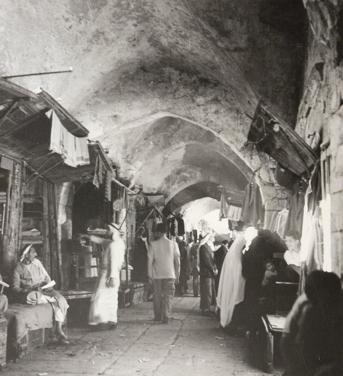 Basarer, gamla staden, Jerusalem, Israel