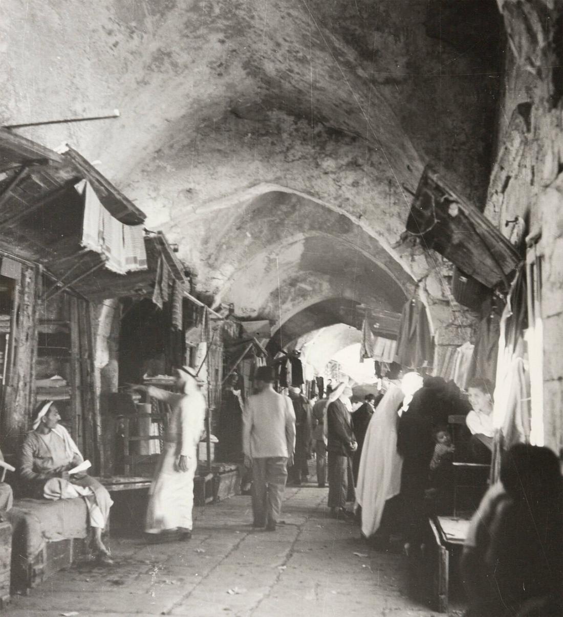 Basarer, gamla staden, Jerusalem, Israel