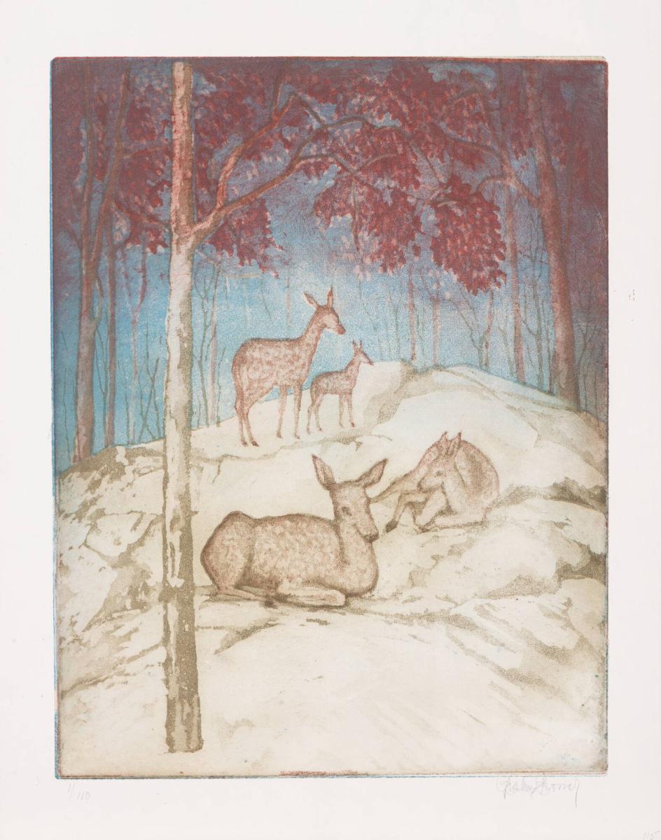Hjortar på Skansen