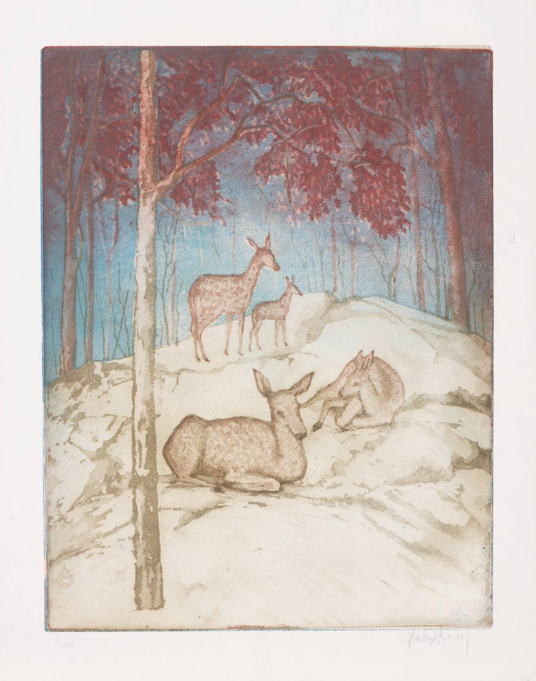 Hjortar på Skansen