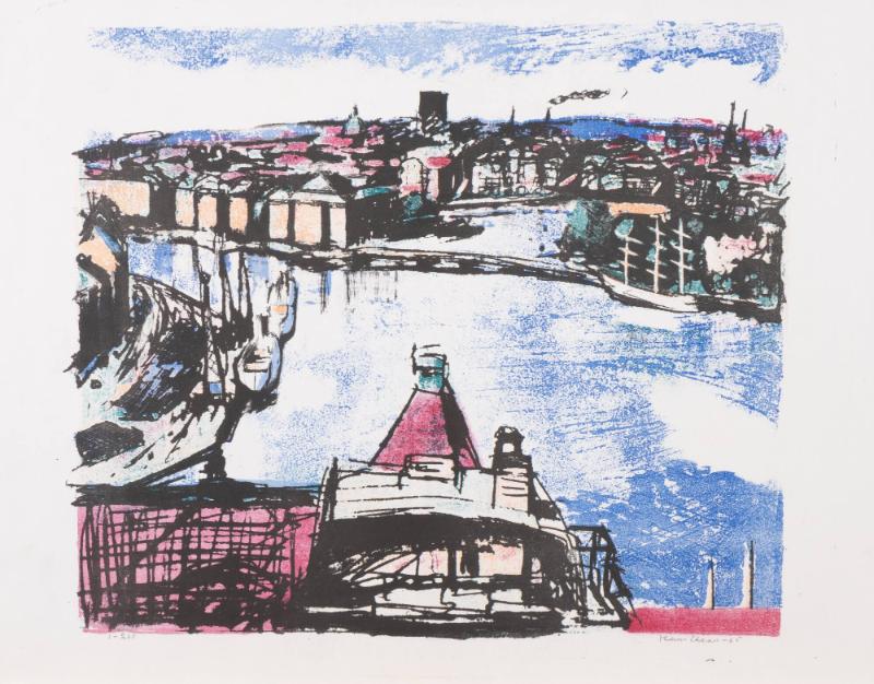 Utsikt över strömmen