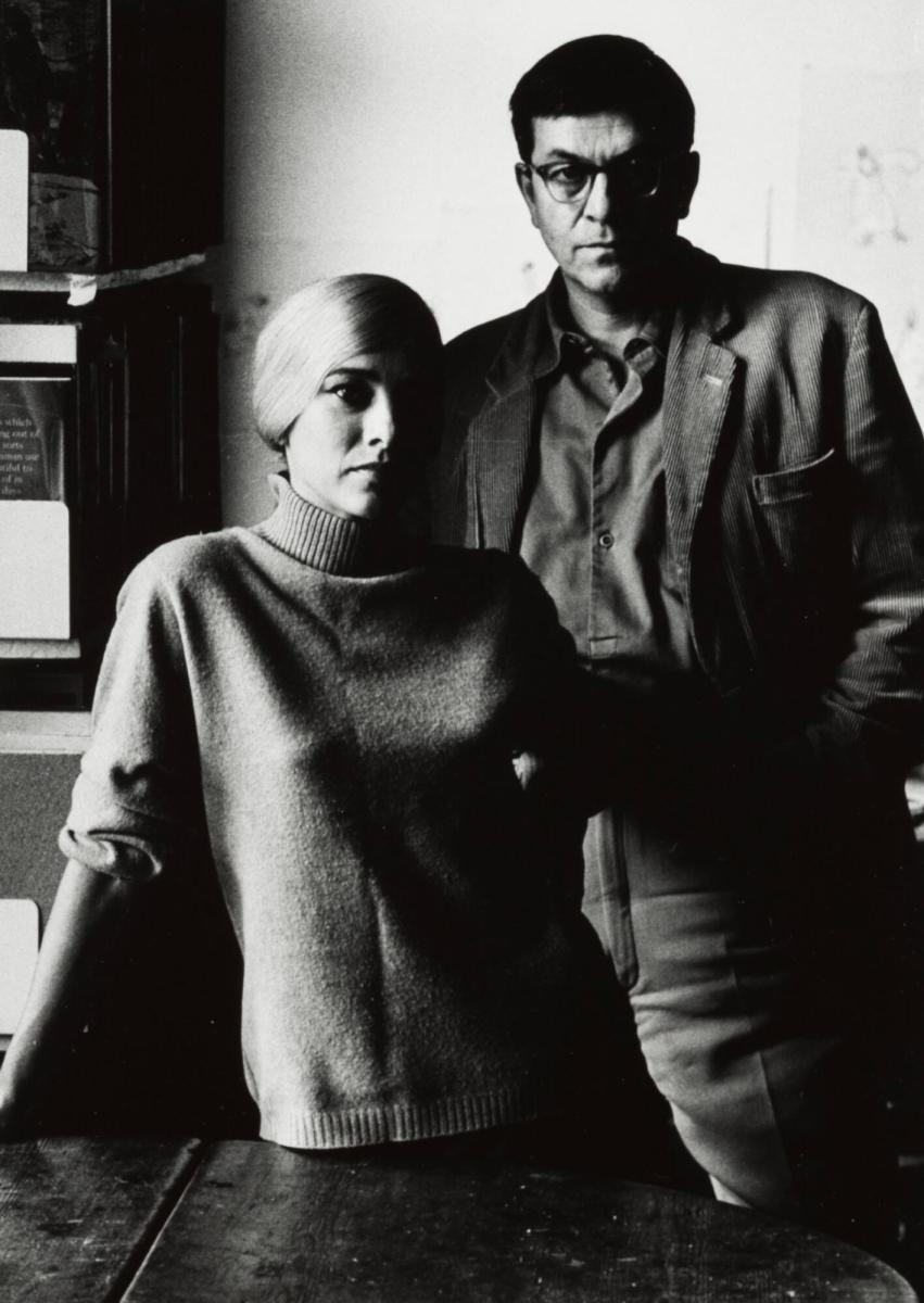 Peter Weiss och Gunilla Palmstierna