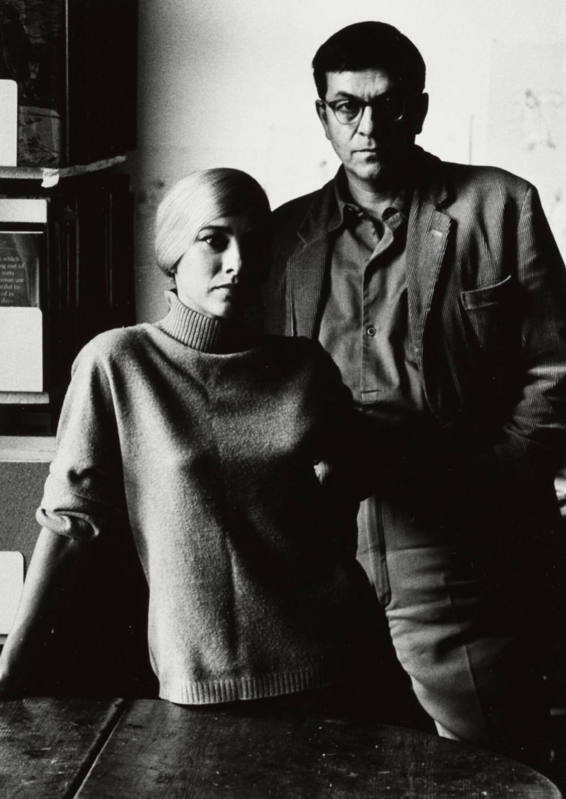 Peter Weiss och Gunilla Palmstierna