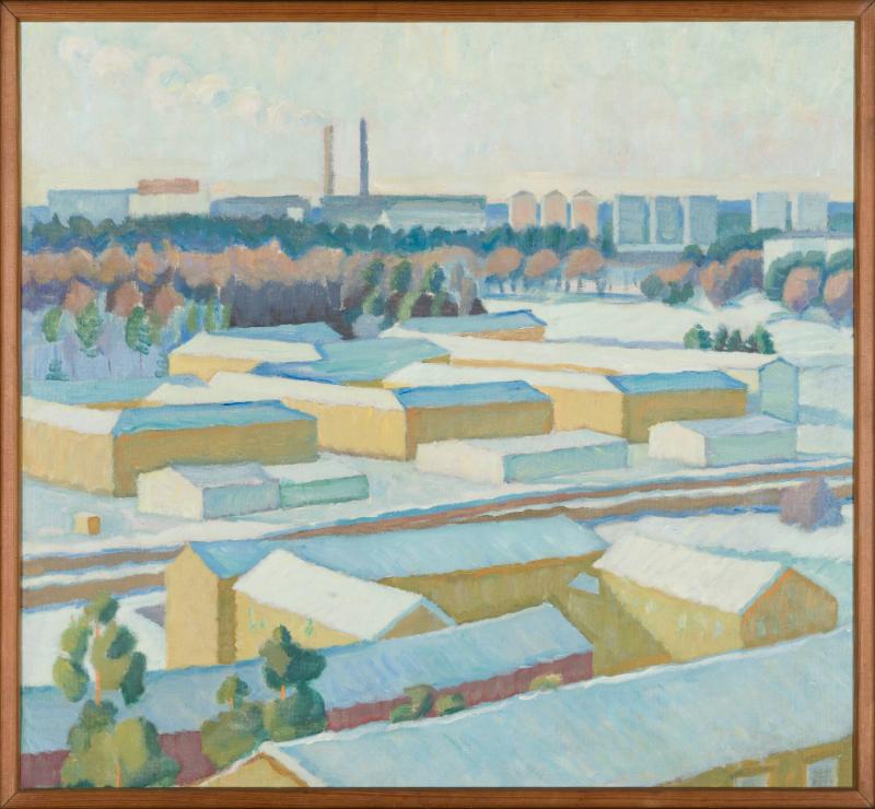 Vinterljus över staden