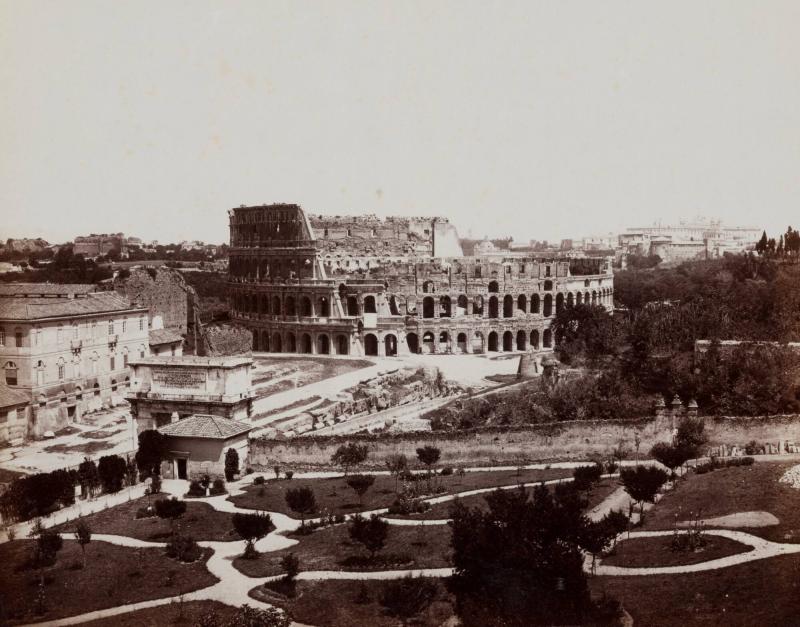 No 1024. Colosseo preso dai giardini farhesi (Roma)