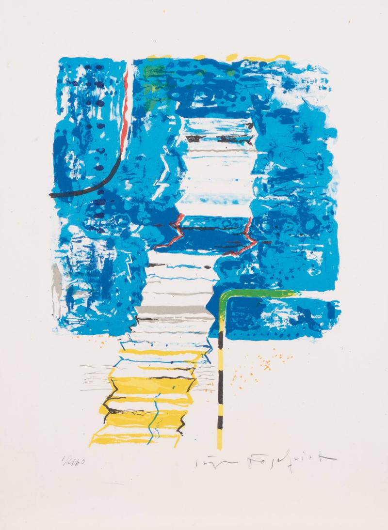 Utför trappam ned i havet