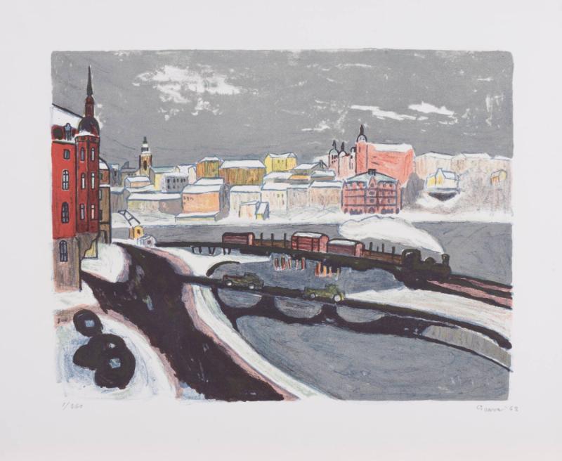 Vinter, Slussen