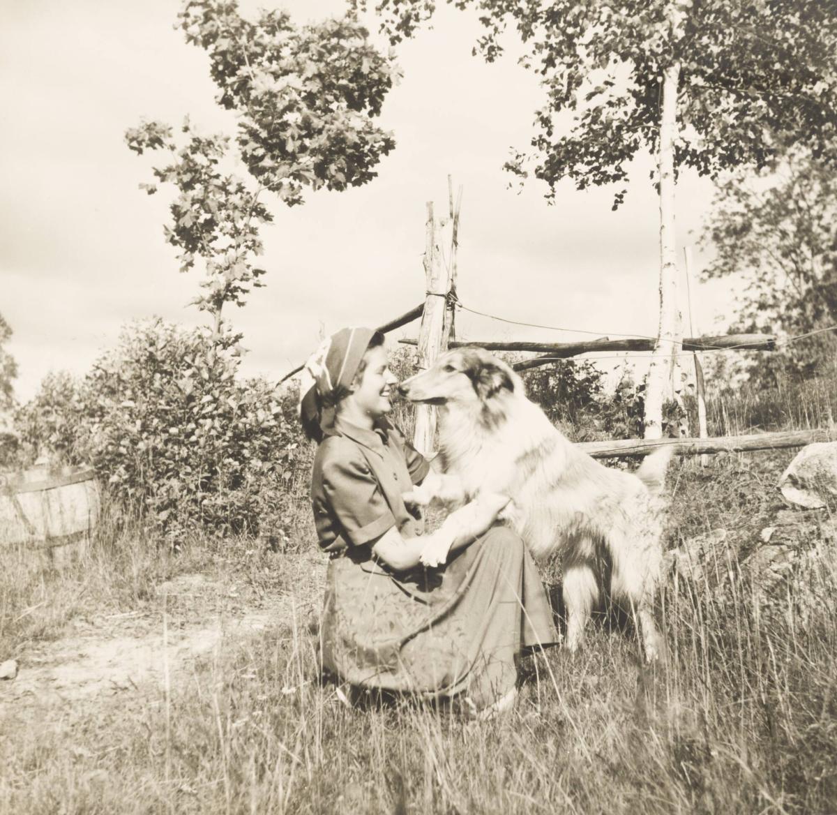 Flickan och hunden