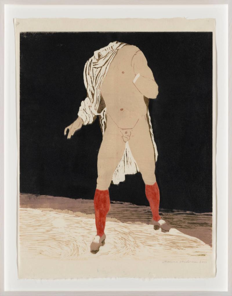 Headless Man in Stockings