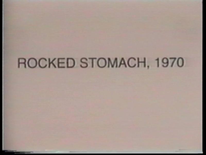 Rocked Stomach. From the series Program Two