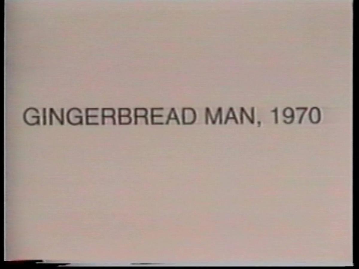 Gingerbread Man. From the series Program Two