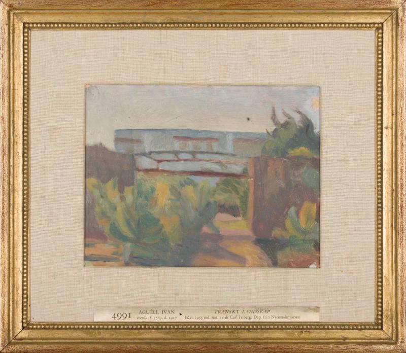 Franskt landskap, Portal till slottsträdgård