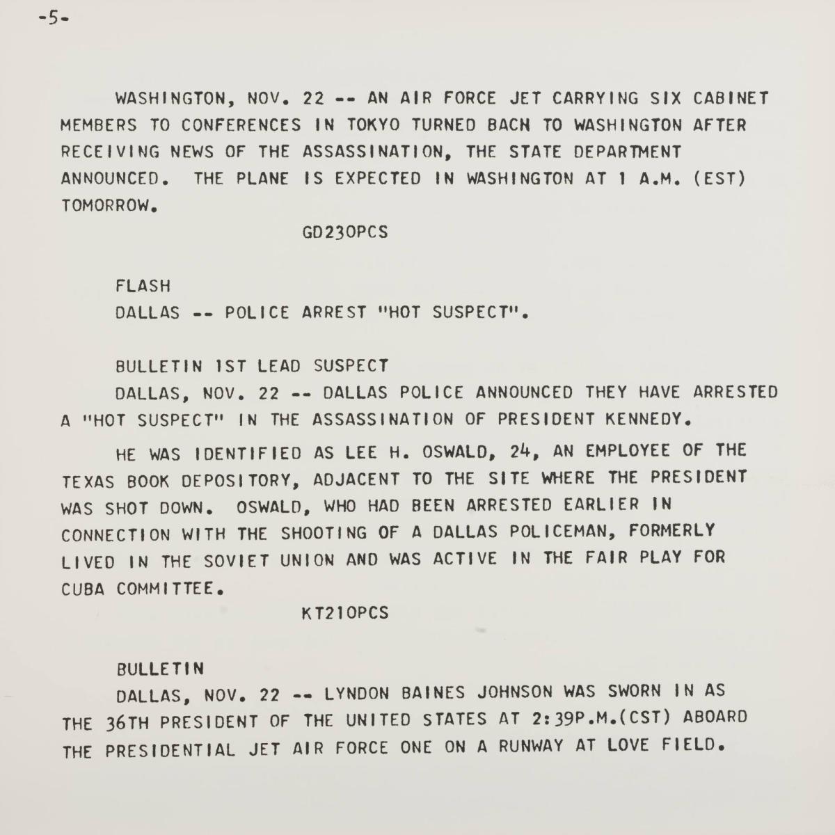 Flash - November 22, 1963