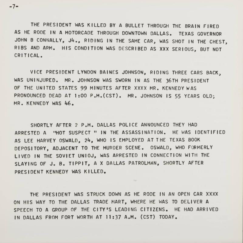 Flash - November 22, 1963