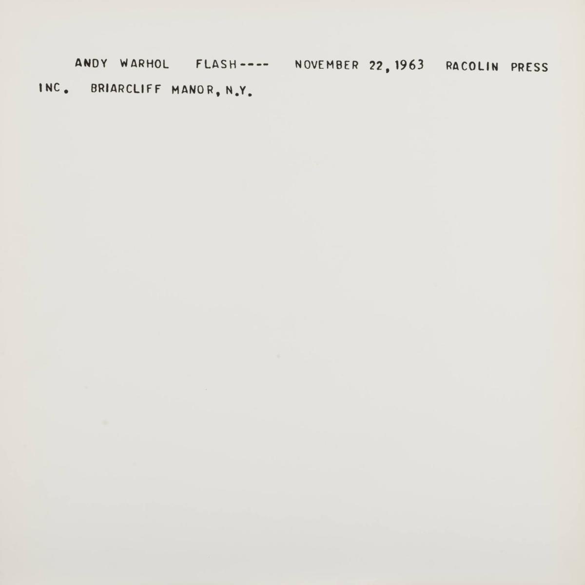 Flash - November 22, 1963