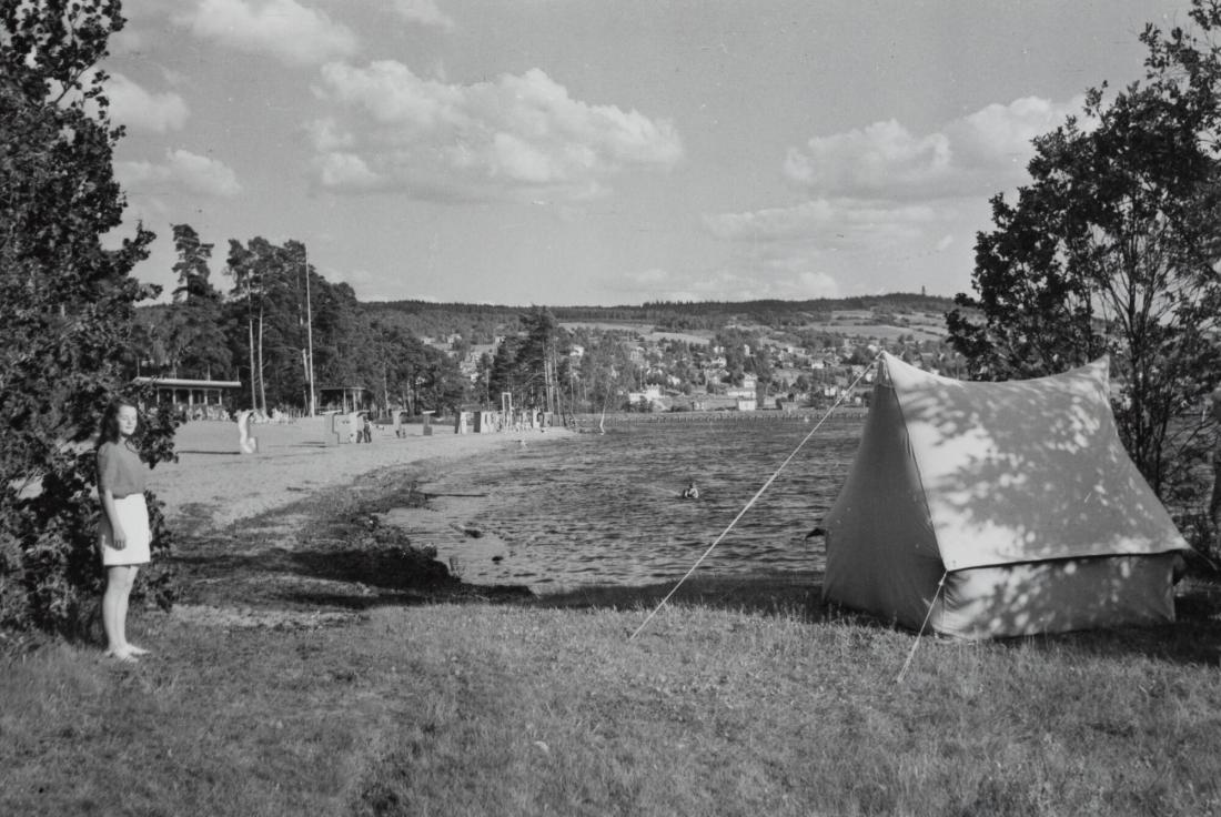 Dalarna: Bad- och campingplats vid Rättvik