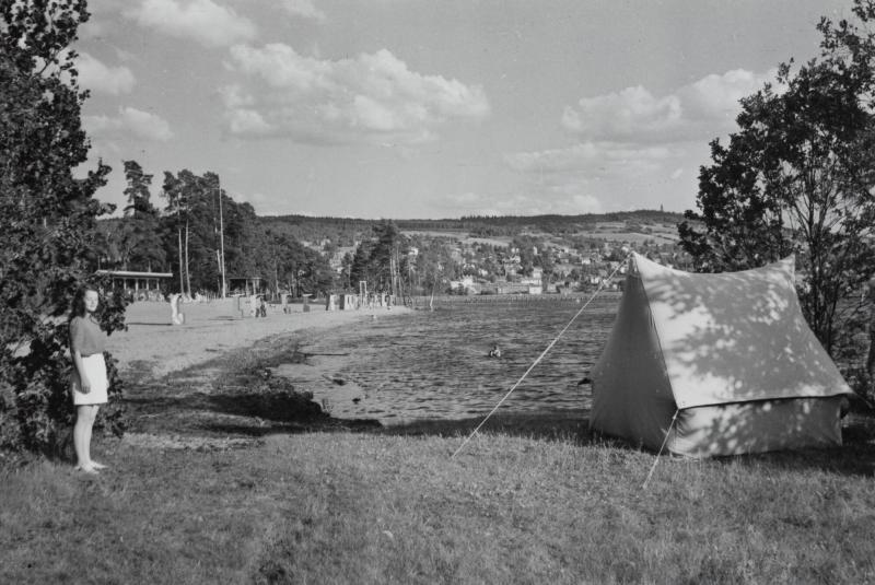 Dalarna: Bad- och campingplats vid Rättvik