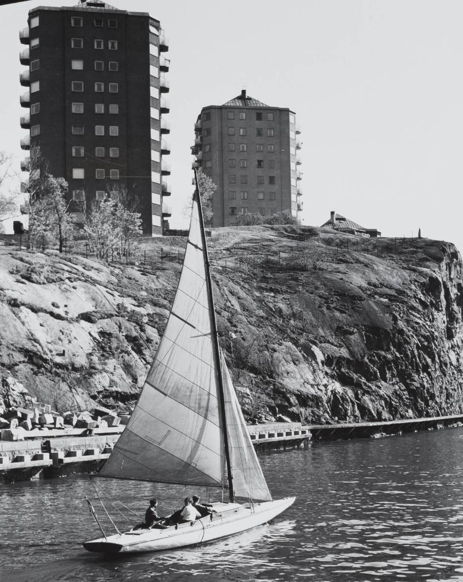 Modern bebyggelse på Danviksklippan