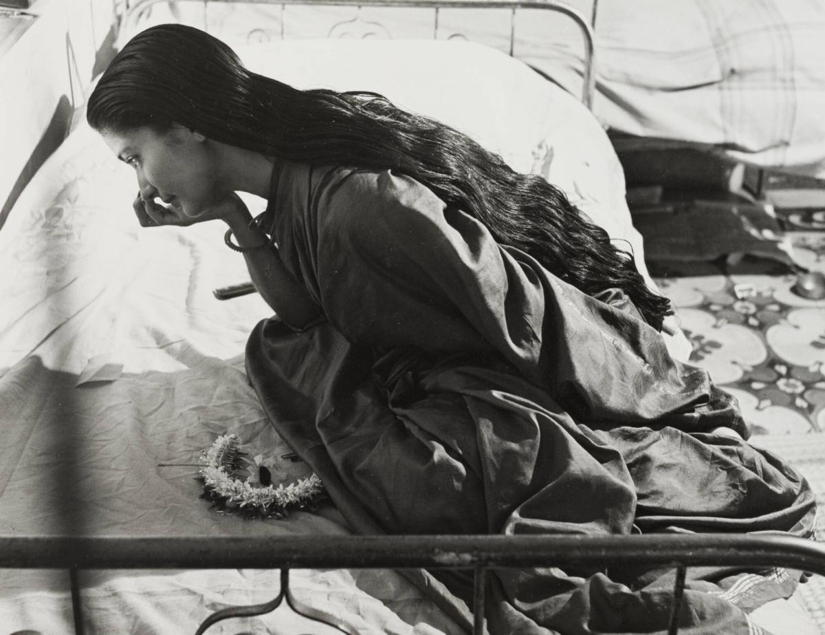 Indian Dancer Anajli Hora Preparing for the Jasmine Festival, Bombay, 1951