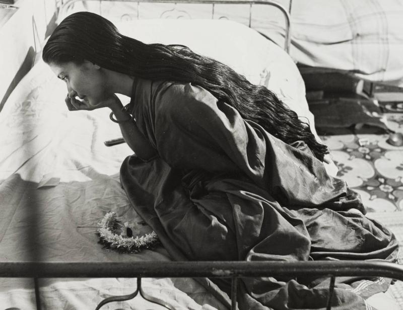 Indian Dancer Anajli Hora Preparing for the Jasmine Festival, Bombay, 1951