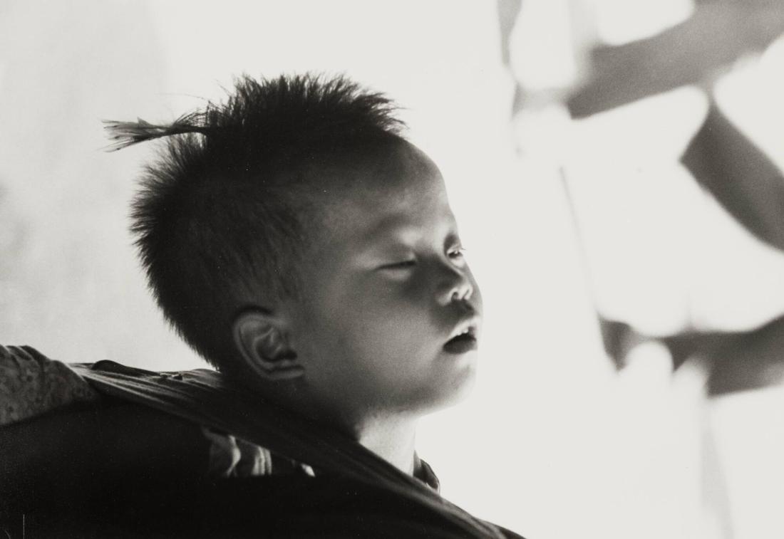 Sleeping Child on His (Her?) Mother's Back, Hong Kong, 1952