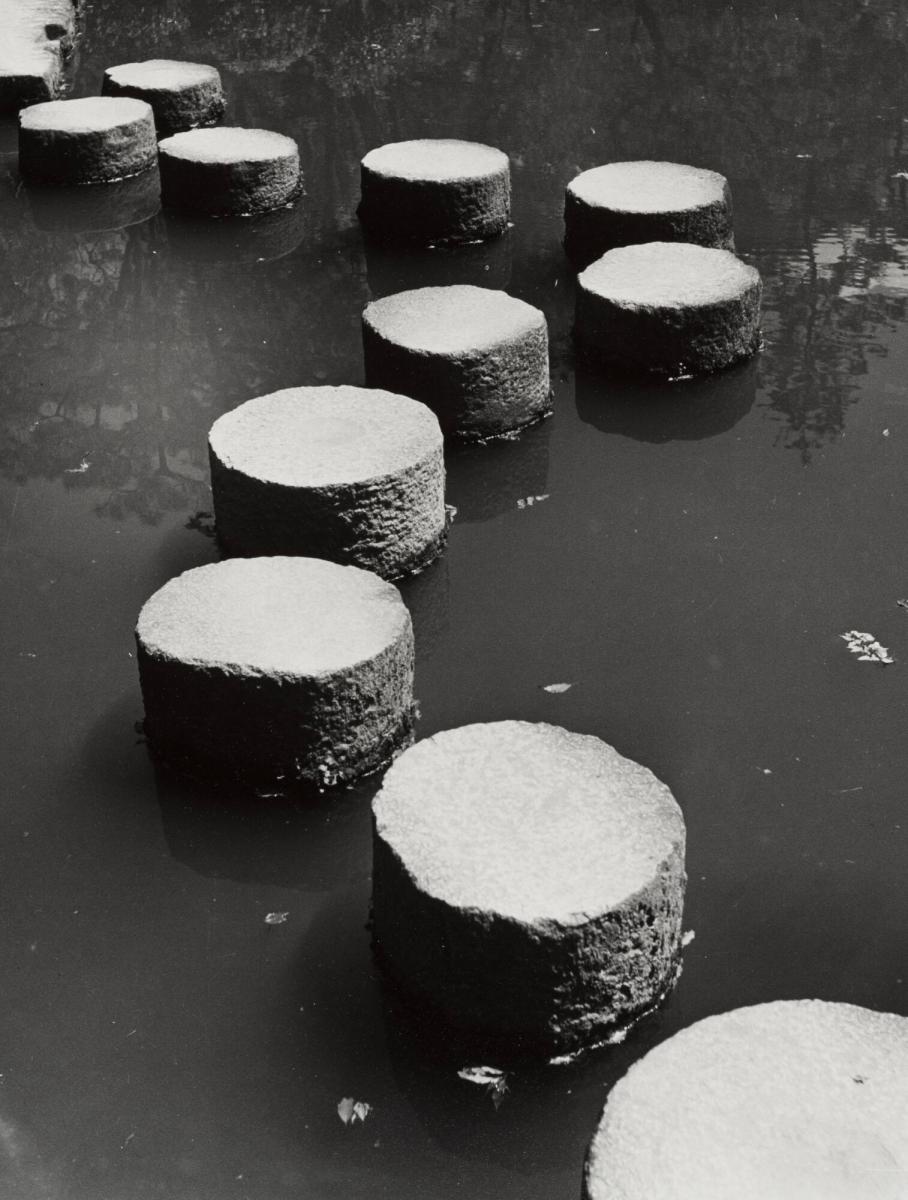 Stepping Stones at the Heian Temple, Kyoto Japan, 1952