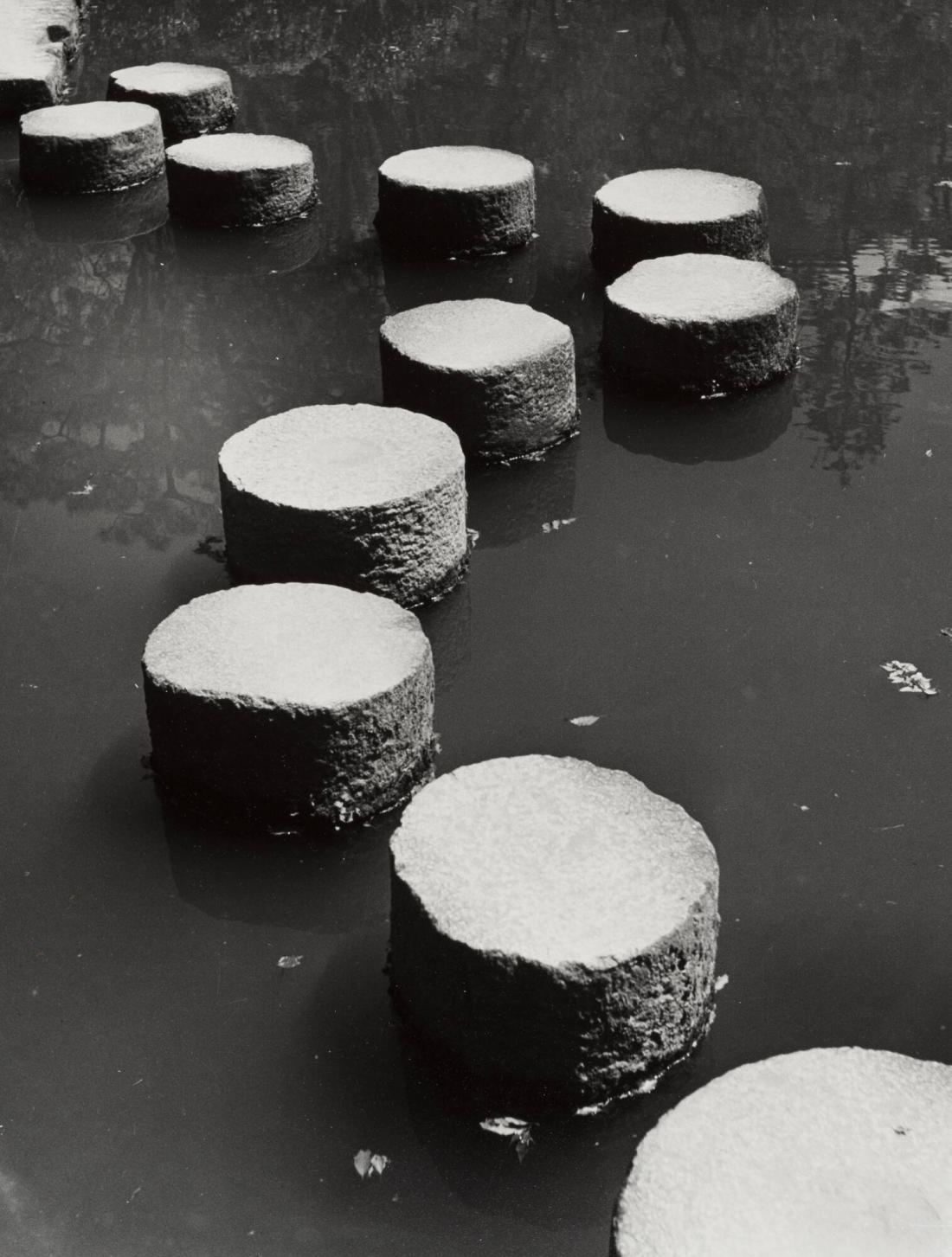 Stepping Stones at the Heian Temple, Kyoto Japan, 1952