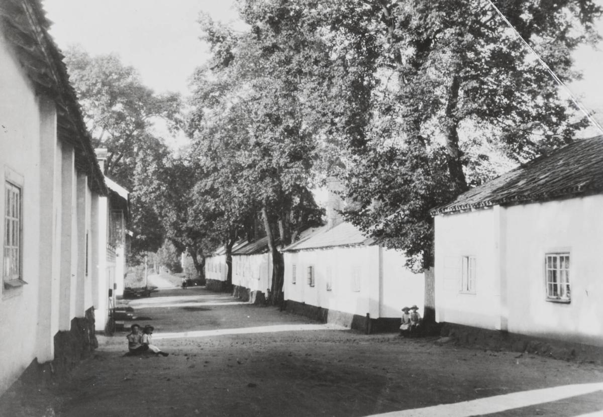 Bruksgatan vid Söderfors bruk