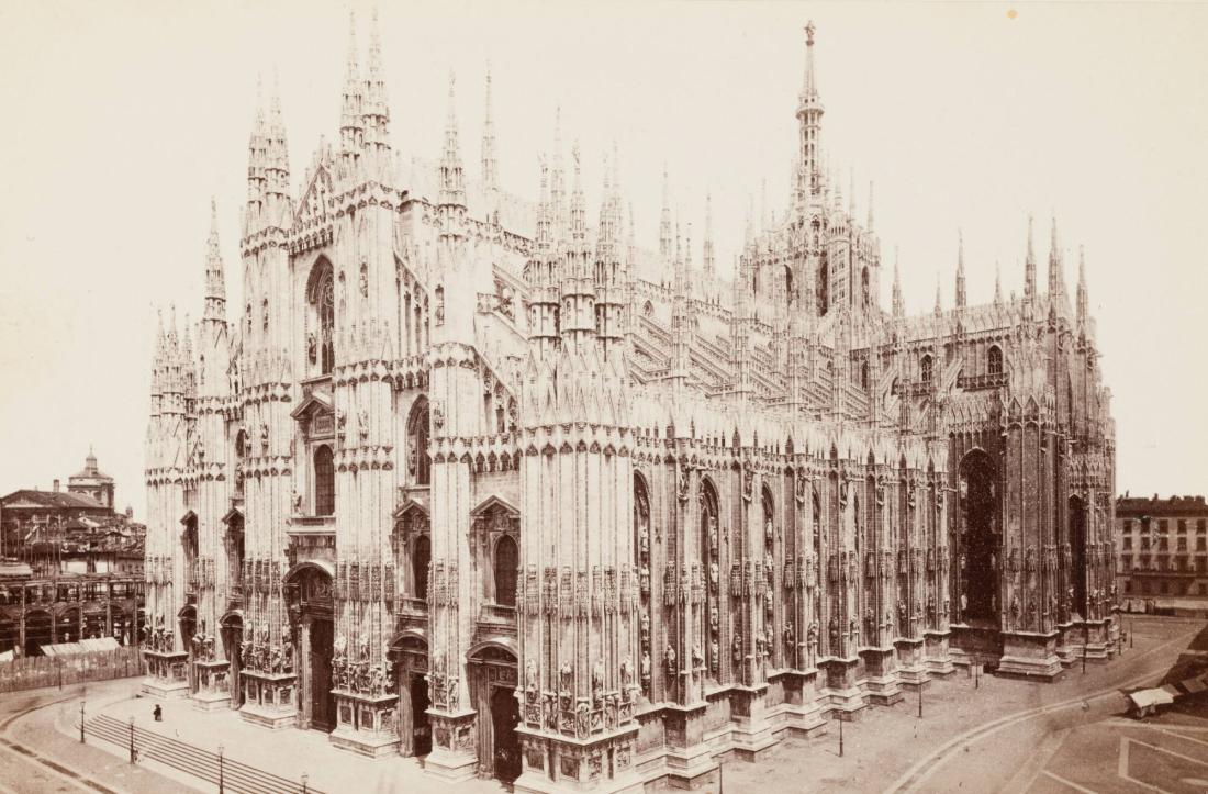 3818. Milano. La Cattedrale dal Palazzo Reale