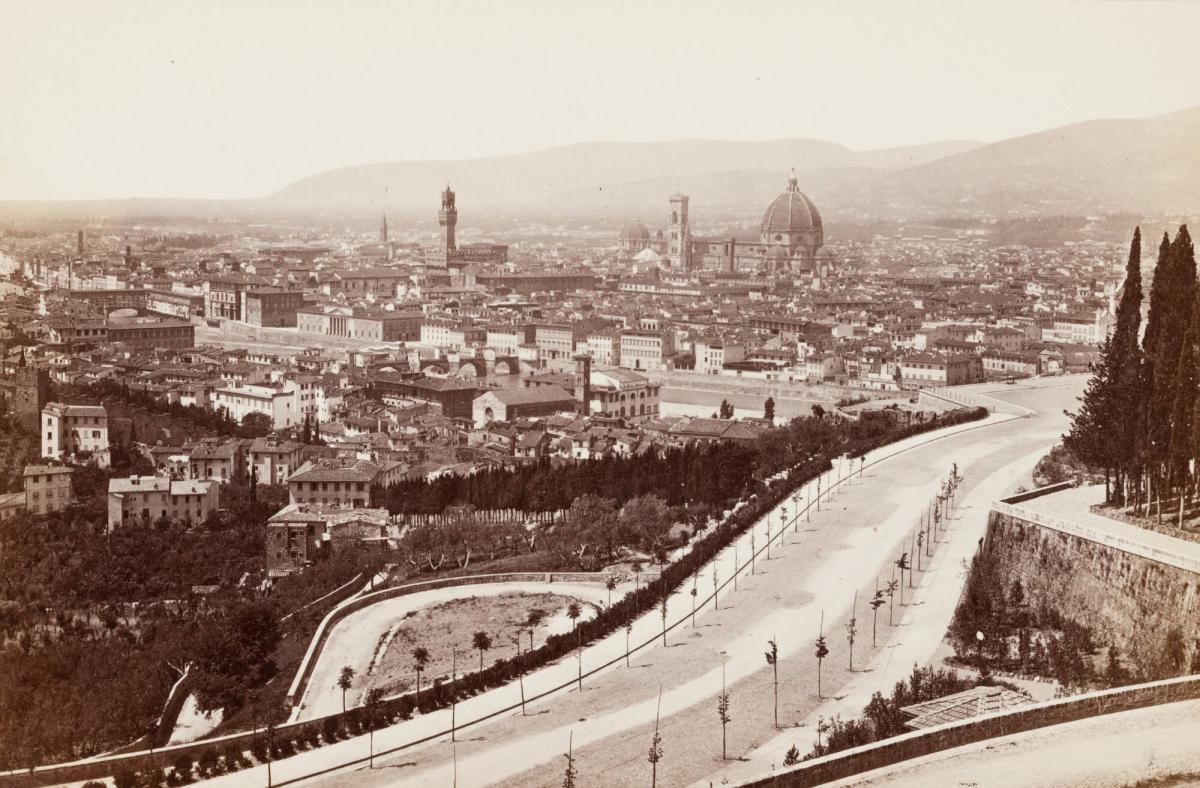 3011. Firenze. Panorama dal Viale de'Colli