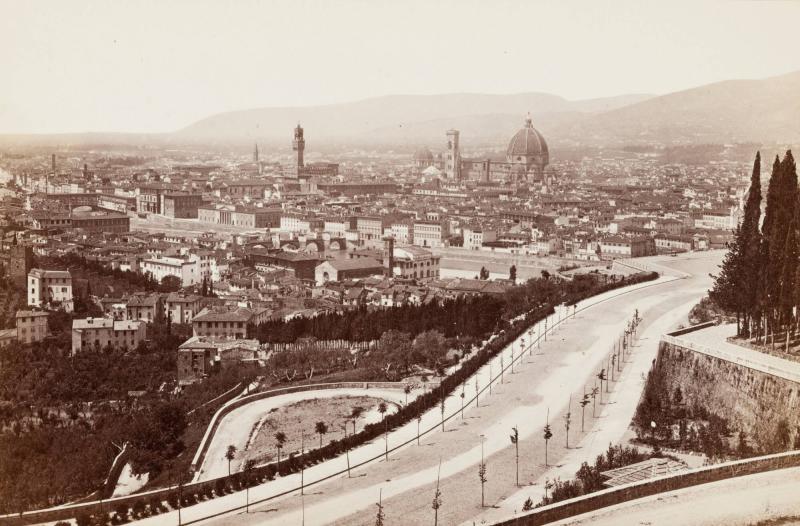 3011. Firenze. Panorama dal Viale de'Colli