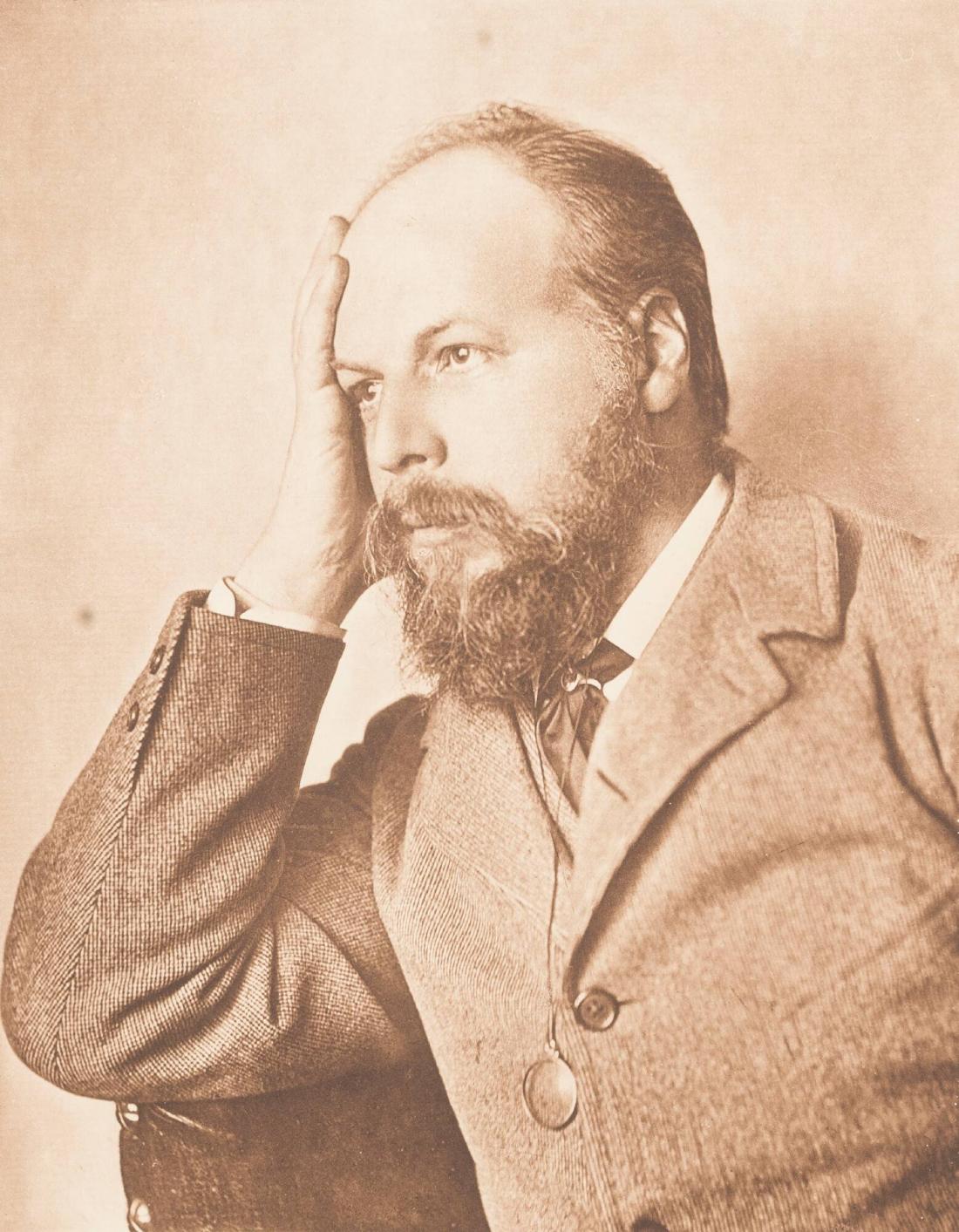 Hallam, Lord Tennyson. From the book Alfred, Lord Tennyson and his friends, T. Fischer Urwin, Paternoster Square, London 1893