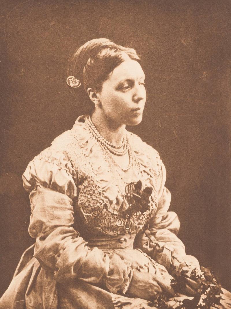 Mrs. Thackeray Ritchie. From the book Alfred, Lord Tennyson and his friends", T. Fischer Urwin, Paternoster Square, London 1893