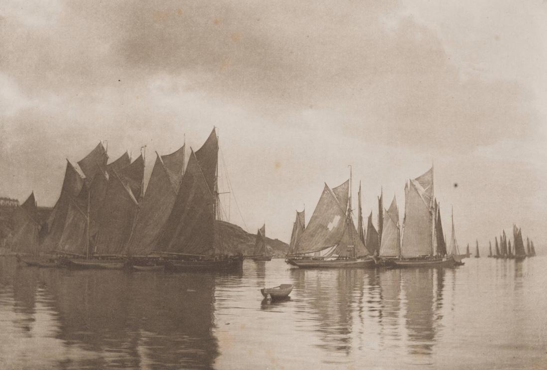 Brischam Trawlers. From the book Sun Artists av W Arthur Boord, New York, 1891