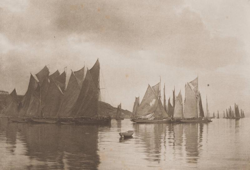 Brischam Trawlers. From the book Sun Artists av W Arthur Boord, New York, 1891