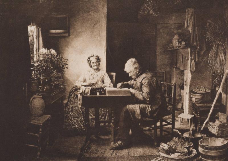 When the Day's Work is Done. From the book Sun Artists av W Arthur Boord, New York, 1891