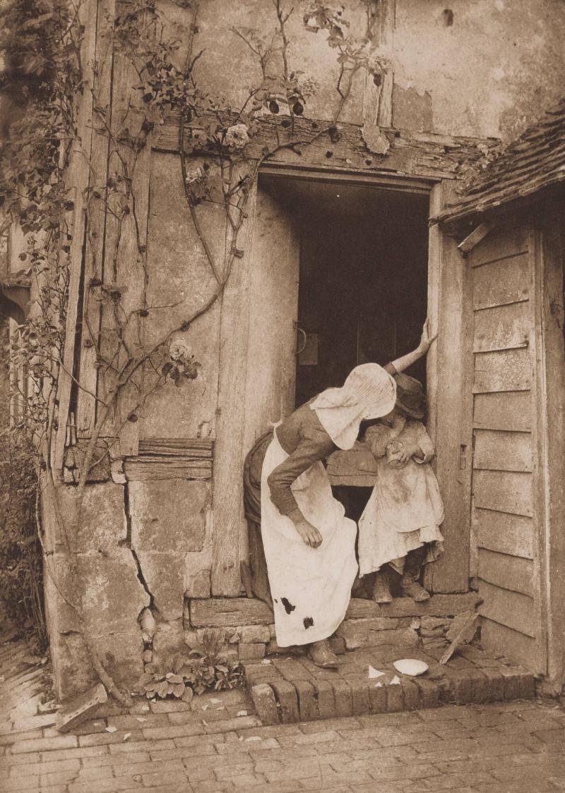 The Broken Saucer. From the book Sun Artists av W Arthur Boord, New York, 1891