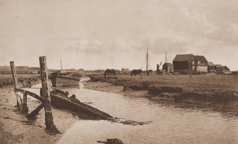 A Tidal River. From the book Sun Artists av W Arthur Boord, New York, 1891