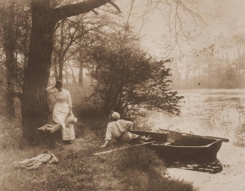 In the twilight. From the book Sun Artists av W Arthur Boord, New York, 1891
