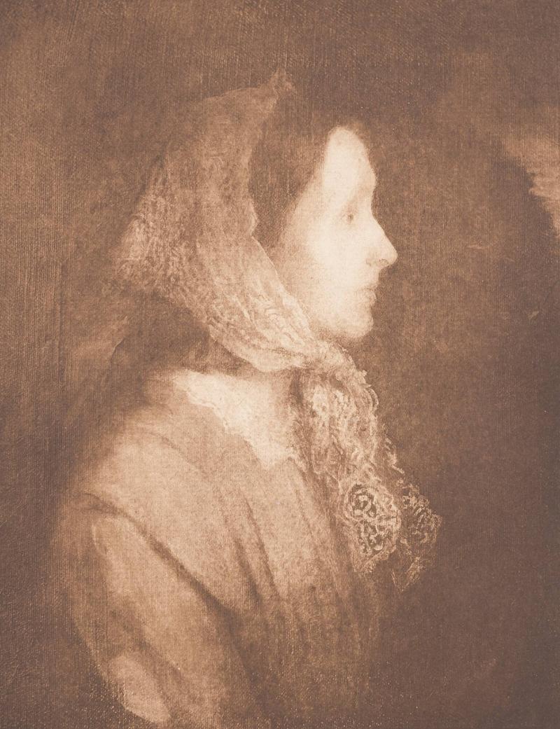 Lady Tennyson by G.F. Watts, R.A. From the book Lord Tennyson and his Friends", T. Fischer Urwin, Paternoster Square, London 1893
