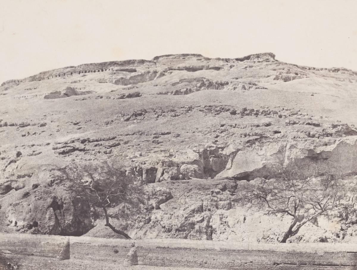 Haute Égypte.  Nécropole de Lycopolis. (Planche 12). Ur boken Egypt, Nubia, Palestine, and Syria: photographic pictures collected during the years 1849, 1850, and 1851.  Part 13
