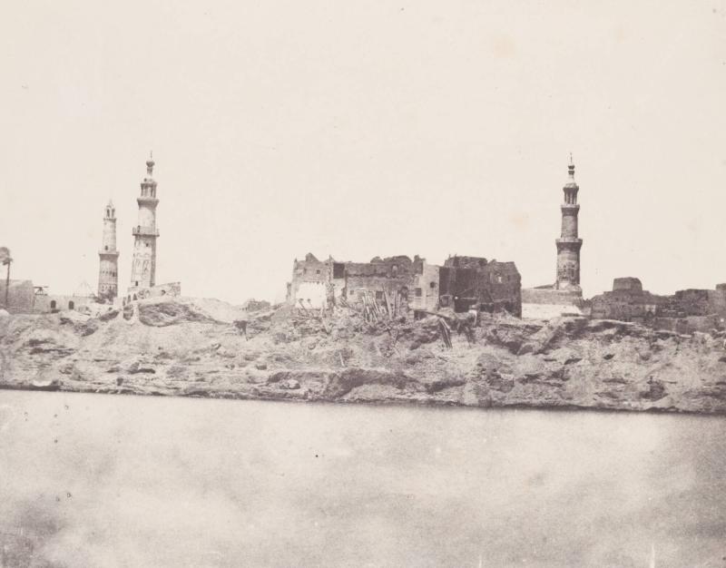 Haute Égypte. Girgeh. (Planche 14) Vue Générale. Ur boken Egypt, Nubia, Palestine, and Syria: photographic pictures collected during the years 1849, 1850, and 1851.  Part 13