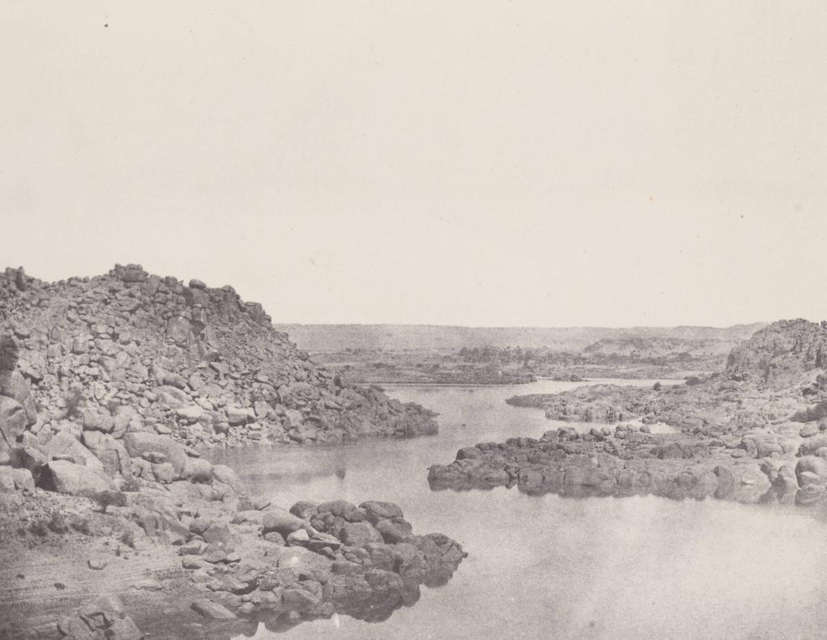 Haute Égypte.  Sortie de la Première Cataracte (Planche 67). Ur boken Egypt, Nubia, Palestine, and Syria: photographic pictures collected during the years 1849, 1850, and 1851.  Part 13
