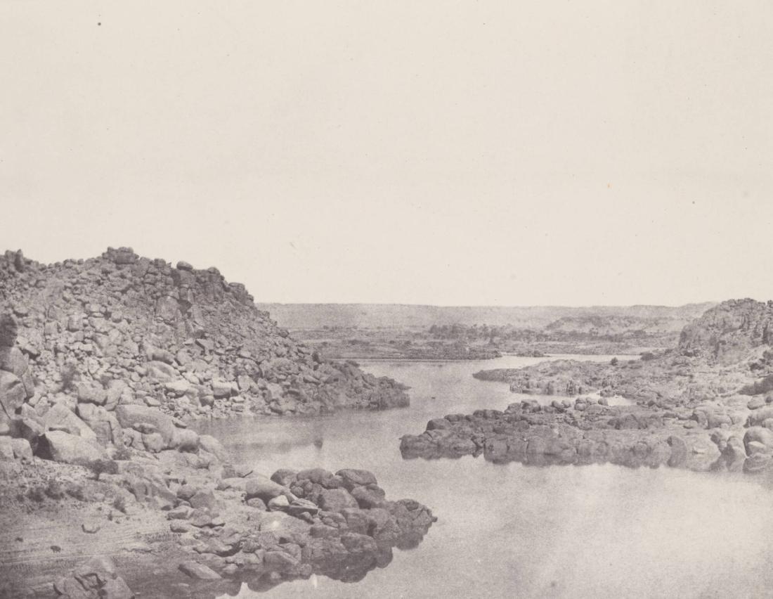 Haute Égypte.  Sortie de la Première Cataracte (Planche 67). Ur boken Egypt, Nubia, Palestine, and Syria: photographic pictures collected during the years 1849, 1850, and 1851.  Part 13