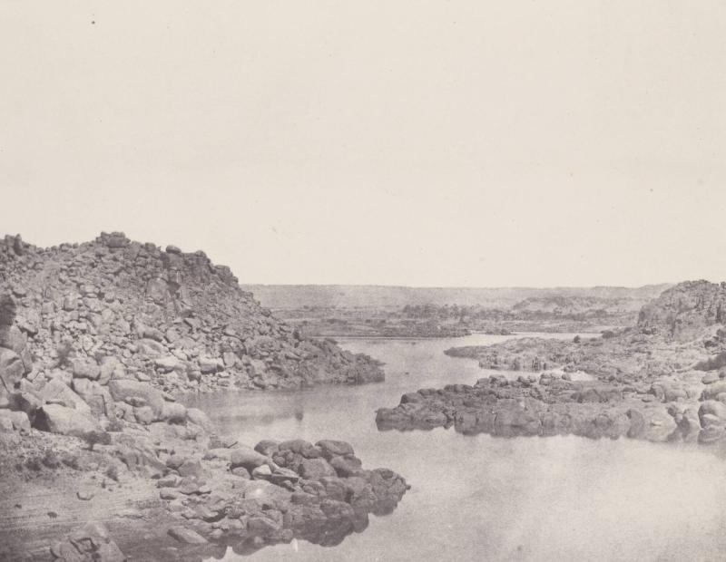 Haute Égypte.  Sortie de la Première Cataracte (Planche 67). Ur boken Egypt, Nubia, Palestine, and Syria: photographic pictures collected during the years 1849, 1850, and 1851.  Part 13