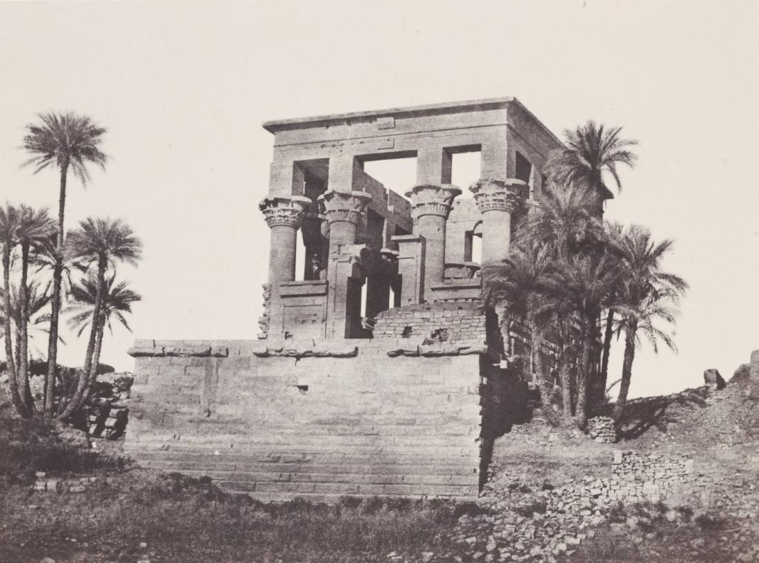 Nubie.  Philoe.  Temple Hypetre (Planche 70). Ur boken Egypt, Nubia, Palestine, and Syria: photographic pictures collected during the years 1849, 1850, and 1851.  Part 13