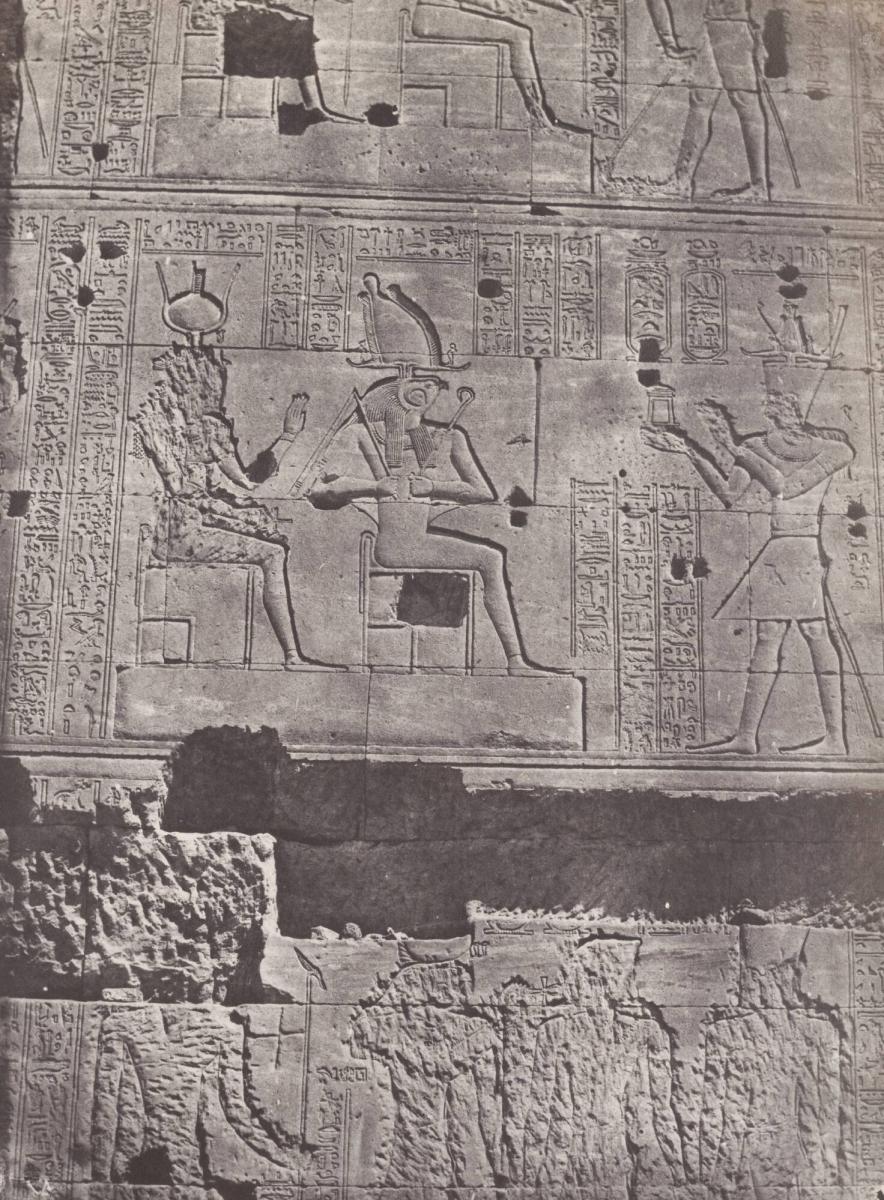 Nubie.  Grand Temple d'Isis, à Philoe.  Muraille Occidentale (Planche 78). Ur boken Egypt, Nubia, Palestine, and Syria: photographic pictures collected during the years 1849, 1850, and 1851.  Part 13